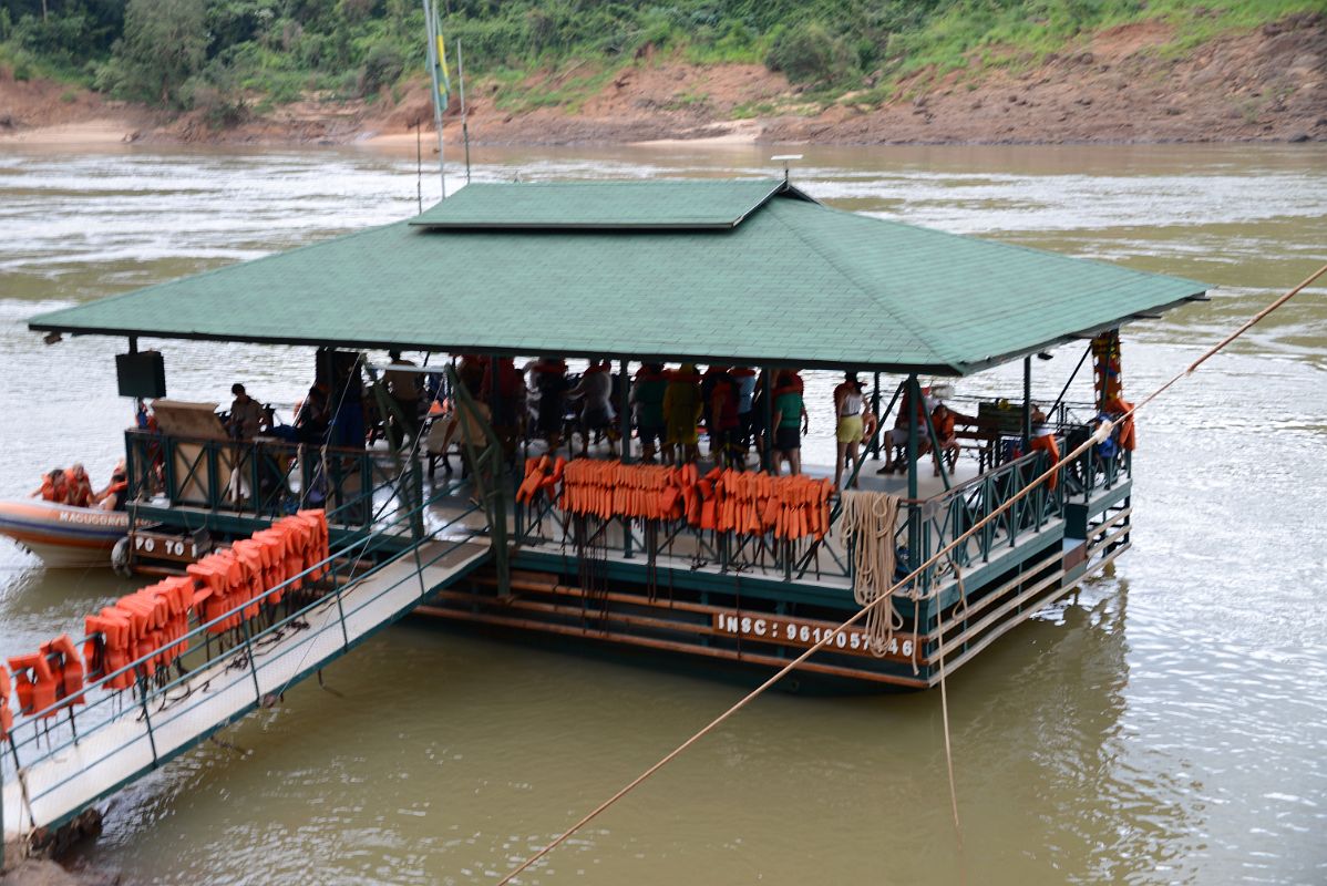 08 The Boat Dock At Brazil Iguazu Falls